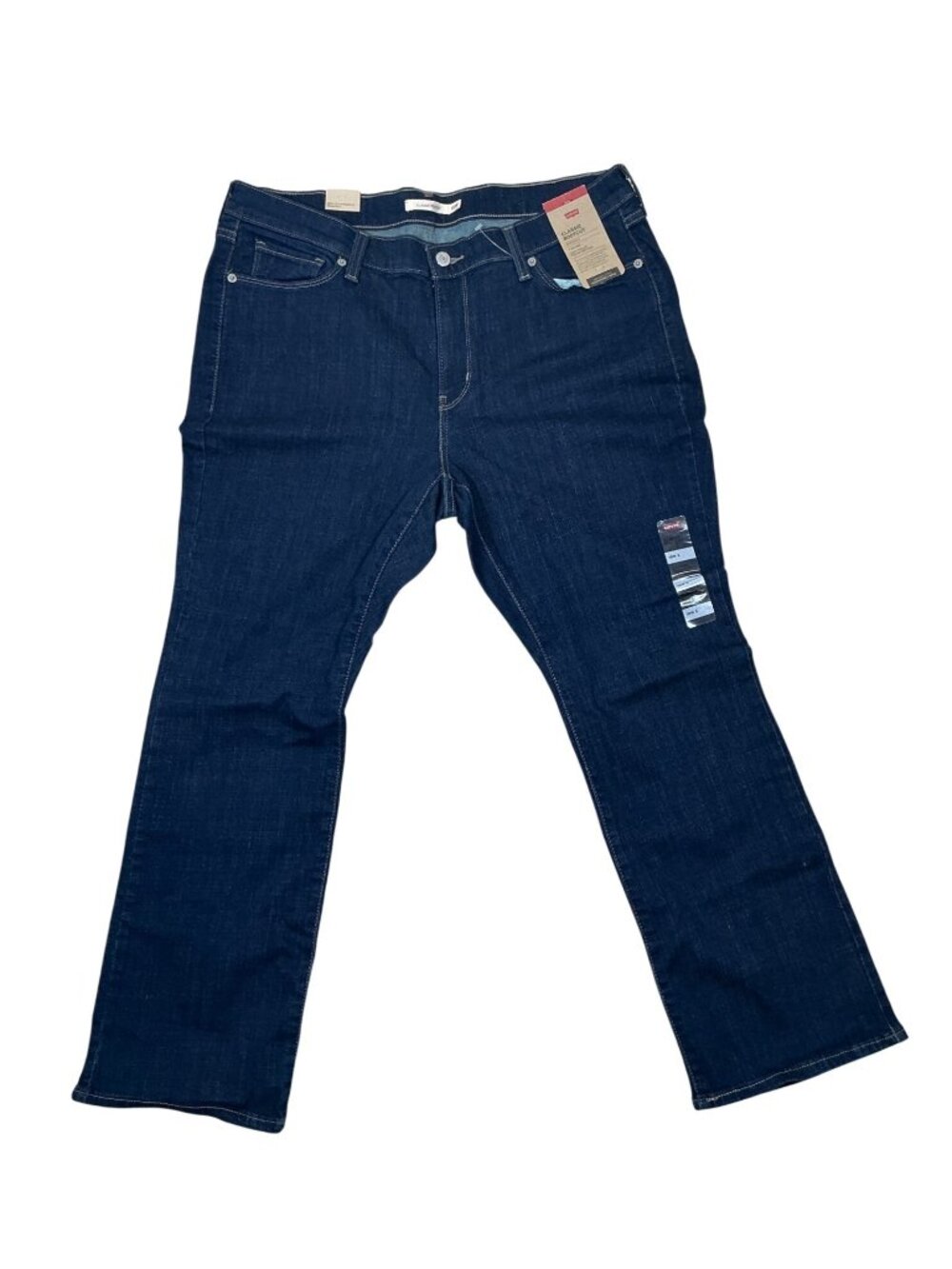 Levi’s Women’s Hyper Soft Bootcut Stretch Jeans | Mid-Rise Blue | Size 18WS | NW